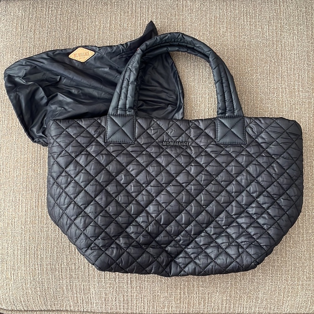 MZ Wallace Small Black Metro Tote